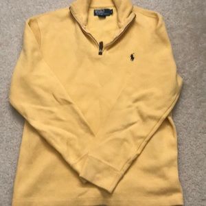 Men’s medium polo Ralph Lauren yellow sweater